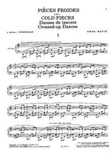 Cold Pieces: Crossed-up Dances by Erik Satie