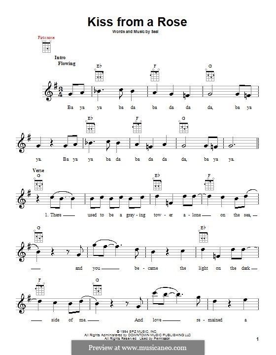 Kiss from a Rose por Seal Partituras on músicaNeo