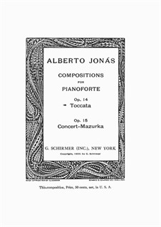 Toccata, Op.14: Toccata by Alberto Jonás