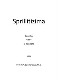 Sprillitizima: partitura completa by Michele Schottenbauer