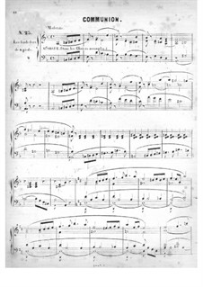 Cinquante pièces d'orgue, Op.24: No.25 Communion by Edouard Batiste