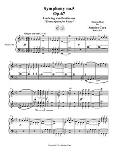 Movement I: versão para piano by Ludwig van Beethoven