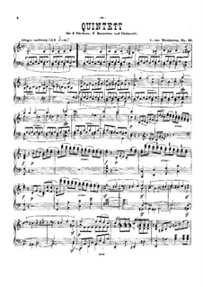 String Quintet in C Major, Op.29: versão para piano by Ludwig van Beethoven