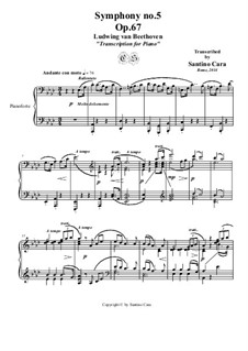 Movement II: versão para piano by Ludwig van Beethoven