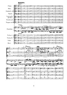 Concerto for Piano and Orchestra No.3, Op.37: movimento III by Ludwig van Beethoven