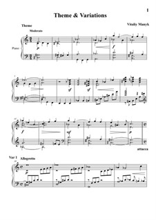 Theme & Variations: Theme & Variations by Vitalii Manyk