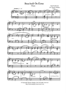 Buachaill On Eirne: Para Piano by folklore