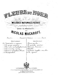 Fleurs du Nord: Cahier 1 by Nicholas Makaroff