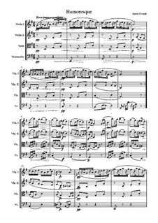No.7 in G Flat Major: para quartetos de cordas by Antonín Dvořák