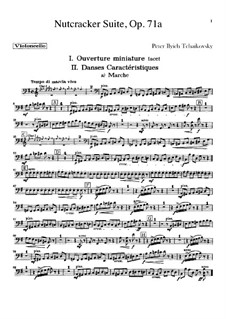 Complete Movements: Parte Violoncelo by Pyotr Tchaikovsky