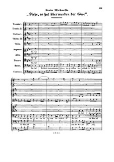 Cantata 'Siehe, es hat überwunden der Löwe': Cantata 'Siehe, es hat überwunden der Löwe' by Georg Philipp Telemann