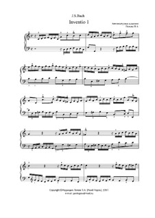 Complete set, BWV 772-786: Fingering by Pavel Popov (1997) by Johann Sebastian Bach