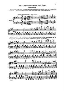 Fragments: Act I No.2 Dall' invito trascorsa è già l'ora, for soloists, choir and piano by Giuseppe Verdi