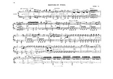 Act I. Septet and Finale: para piano de quatro mãos - parte by Richard Wagner