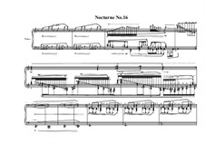 Nocturne No.16 for piano, MVWV 763: Nocturne No.16 for piano by Maurice Verheul