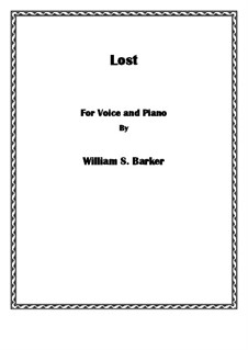 Lost, Op.23: Lost by William Barker