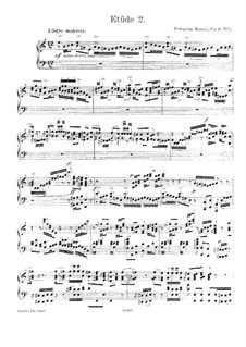 Six Etudes for Piano, BV 203 Op.16: Etude No.2 in A Minor by Ferruccio Busoni