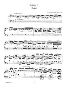 Six Etudes for Piano, BV 203 Op.16: Etude No.5 in D Major by Ferruccio Busoni