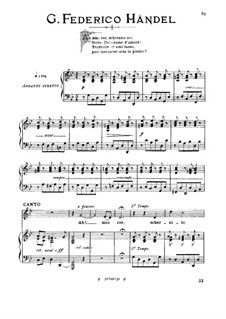 Alcina, HWV 34: Ah! mio cor, schernito sei (low voice in G Minor) by Georg Friedrich Händel