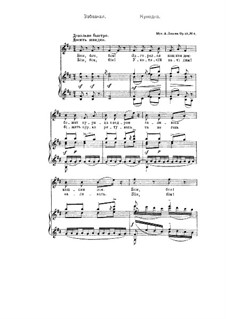 Amusing song, Op.18 No.4: Amusing song by Anatoly Lyadov