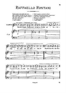 Caldi sospiri: Medium voice in G Minor by Raffaello Rontani