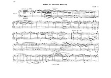 Act II. Scene and Grand March: arranjos para pianos de quatro mãos - partes by Richard Wagner