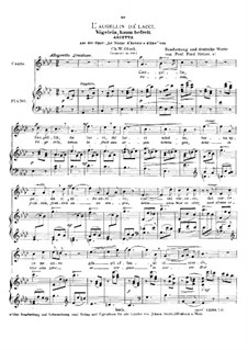 L'augellin da' lacci: High voice in A Flat Major by Christoph Willibald Gluck