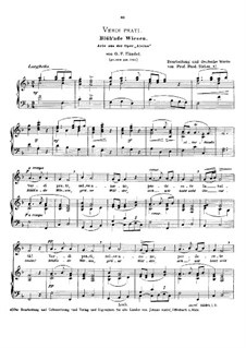 Alcina, HWV 34: Verdi prati, High Voice in F Major by Georg Friedrich Händel