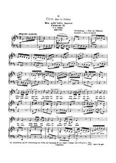 Siroes, King of Persia, HWV 24: Ch'io mai vi possa, low voice in B Minor by Georg Friedrich Händel