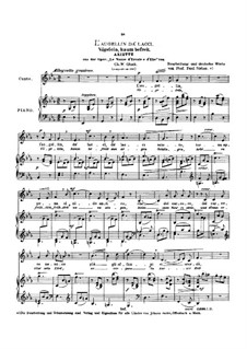 L'augellin da' lacci: Low voice in E Flat Major by Christoph Willibald Gluck
