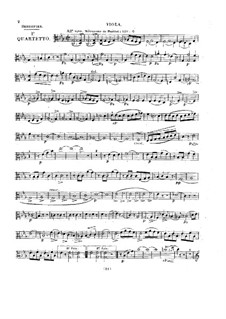 Quartet for Flute and Strings No.1 in C Minor, Op.86: parte viola by Benoit Tranquille Berbiguier