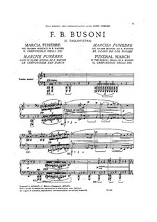 Twilight of the Gods, WWV 86d: Funeral March, for piano by Richard Wagner