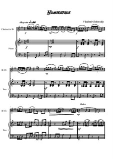 Humoresgue: para clarinete e piano by Vladimir Solonskiy