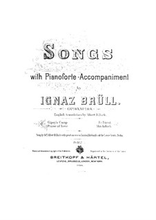 Four Songs, Op.43: No.2 Gipsy's Camp by Ignaz Brüll
