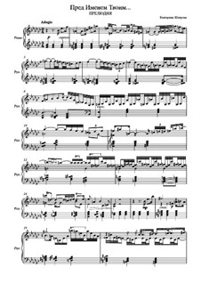 Prelude and Fugue 'To Your Name': Prelude by Yekaterina Shatrova