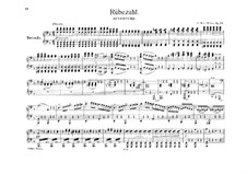 Der Beherrscher der Geister (The Ruler of the Spirits), J.122 Op.27: para piano de quadro mãos by Carl Maria von Weber