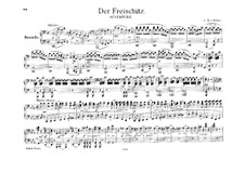 Overture: para piano de quadro mãos by Carl Maria von Weber