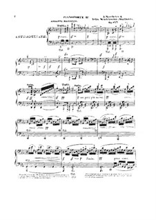 Preciosa, J.279 Op.78: Bohemian March, for two pianos and orchestra – piano II part by Carl Maria von Weber