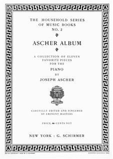La cascade de roses, Op.80: Para Piano by Joseph Ascher
