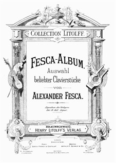 Six Songs, Op.32: Nr.4 Das Mädchen am Fenster by Alexander Fesca