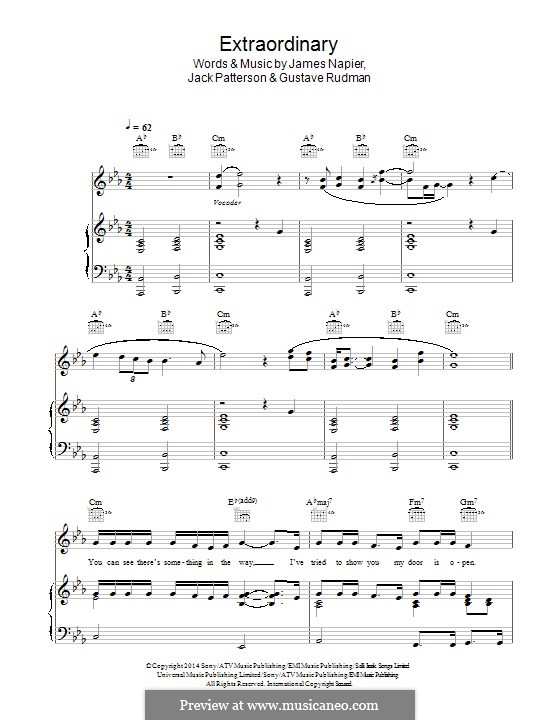 Extraordinary por J. Napier, J. Patterson, G. Rudman em músicaNeo