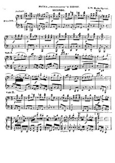 Souvenir de la Russie, Op.151: Transkription No.2 en forme de fantaisie sur des 'Chansonette' de Titoff by Johannes Brahms