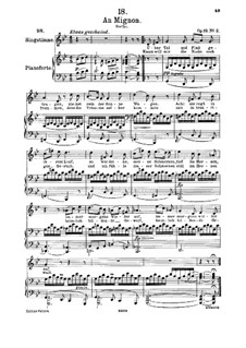 To Mignon, D.161 Op.19 No.2: para voz alta e piano by Franz Schubert