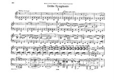 Symphony No.3 in D Minor, WAB 103: arranjos para piano de quatro mãos by Anton Bruckner