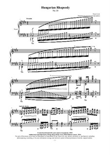 No.10 in E Major, S.244: Para Piano by Franz Liszt