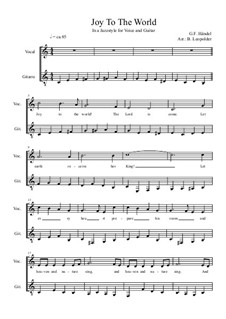 Two instruments version: para voz e guitarra by Georg Friedrich Händel