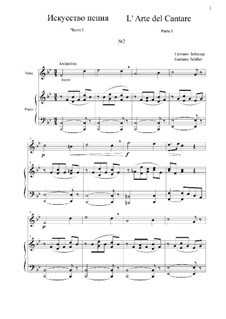 L' Arte del Cantare. Parte I: Vocalise No.2 by Gaetano Seidler