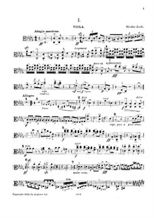 Piano Quintet in B Flat Minor: parte viola by Nándor Zsolt