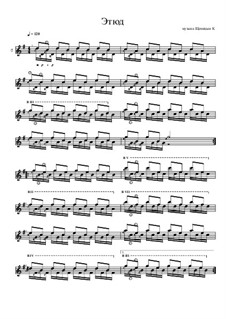 Этюд (на трёхпальцевую игру в правой руке): Этюд (на трёхпальцевую игру в правой руке) by Konstantin Schenitsyn