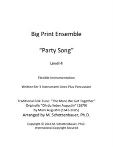 Big Print Ensemble (Level 4): Party Song for Flexible Instrumentation: Big Print Ensemble (Level 4): Party Song for Flexible Instrumentation by Marx Augustin